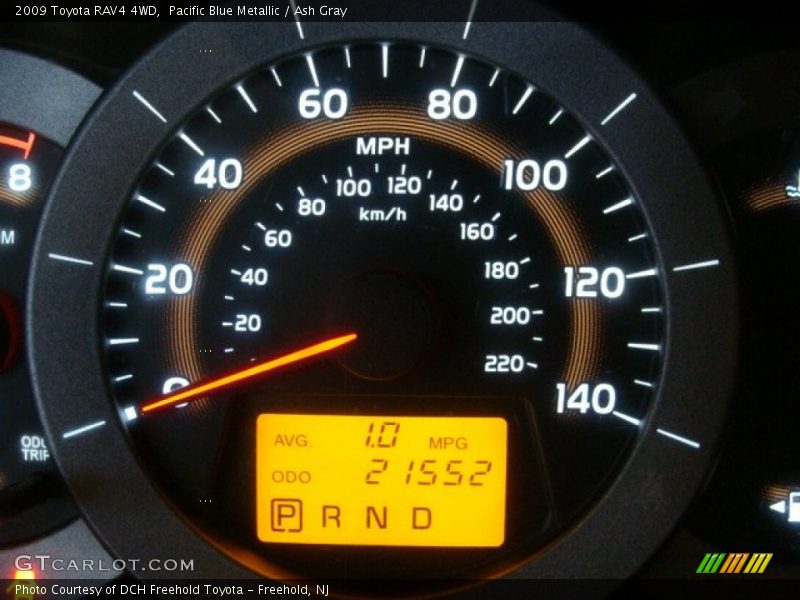 Pacific Blue Metallic / Ash Gray 2009 Toyota RAV4 4WD