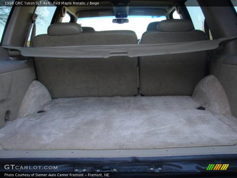 Red Maple Metallic / Beige 1998 GMC Yukon SLT 4x4