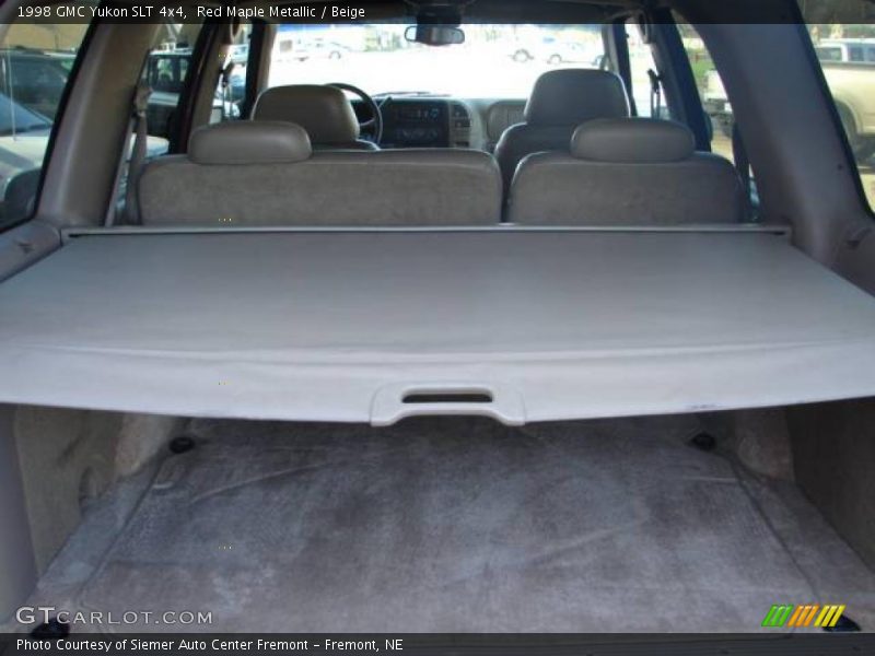 Red Maple Metallic / Beige 1998 GMC Yukon SLT 4x4