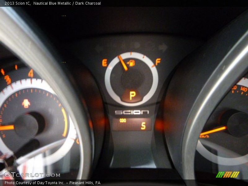 Nautical Blue Metallic / Dark Charcoal 2013 Scion tC