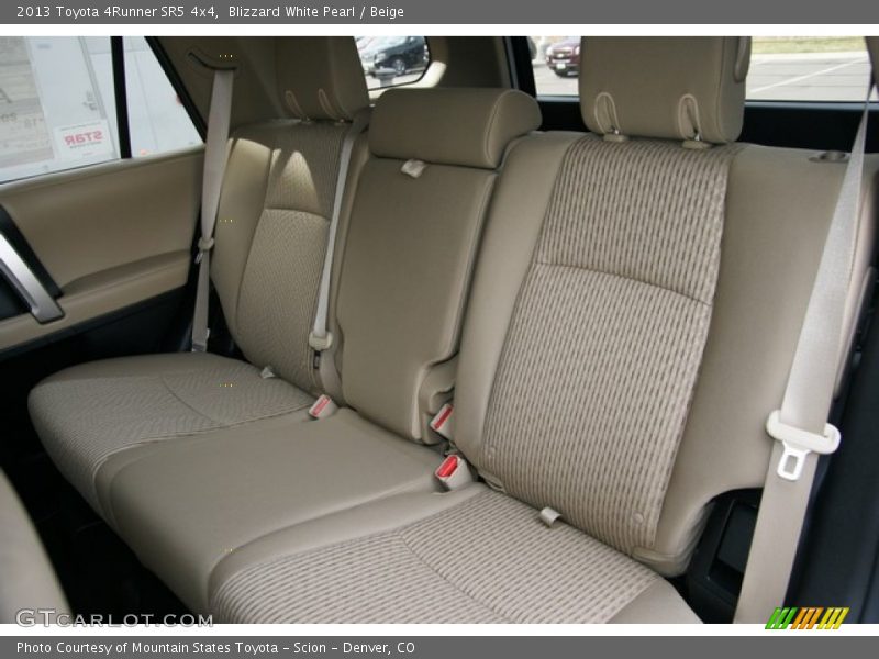 Blizzard White Pearl / Beige 2013 Toyota 4Runner SR5 4x4