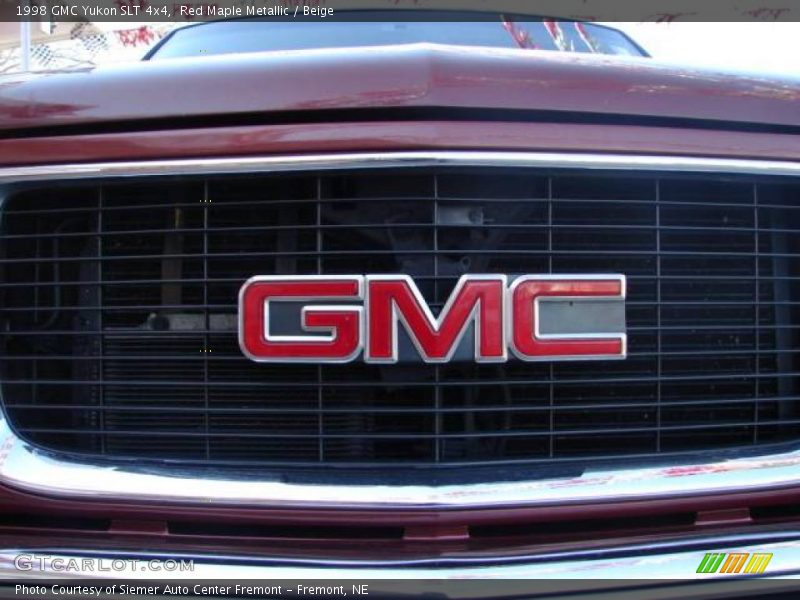 Red Maple Metallic / Beige 1998 GMC Yukon SLT 4x4