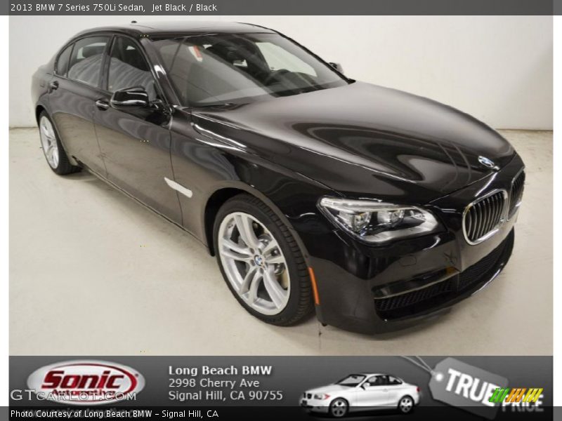 Jet Black / Black 2013 BMW 7 Series 750Li Sedan
