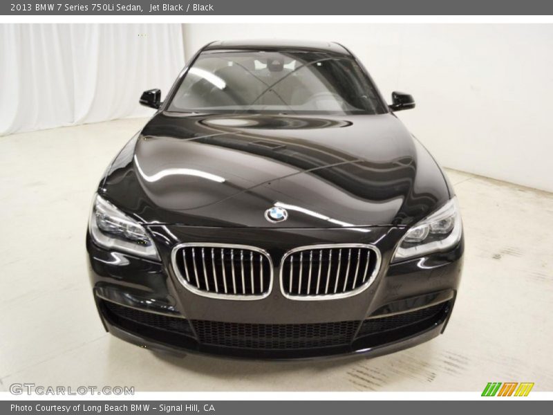 Jet Black / Black 2013 BMW 7 Series 750Li Sedan