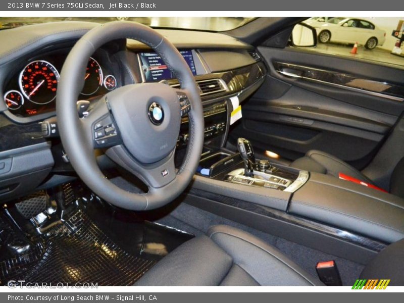 Jet Black / Black 2013 BMW 7 Series 750Li Sedan
