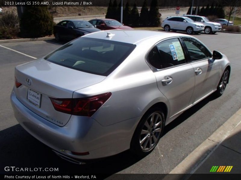 Liquid Platinum / Black 2013 Lexus GS 350 AWD