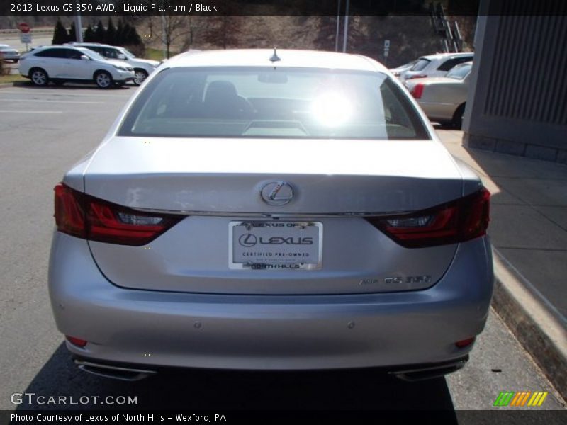 Liquid Platinum / Black 2013 Lexus GS 350 AWD