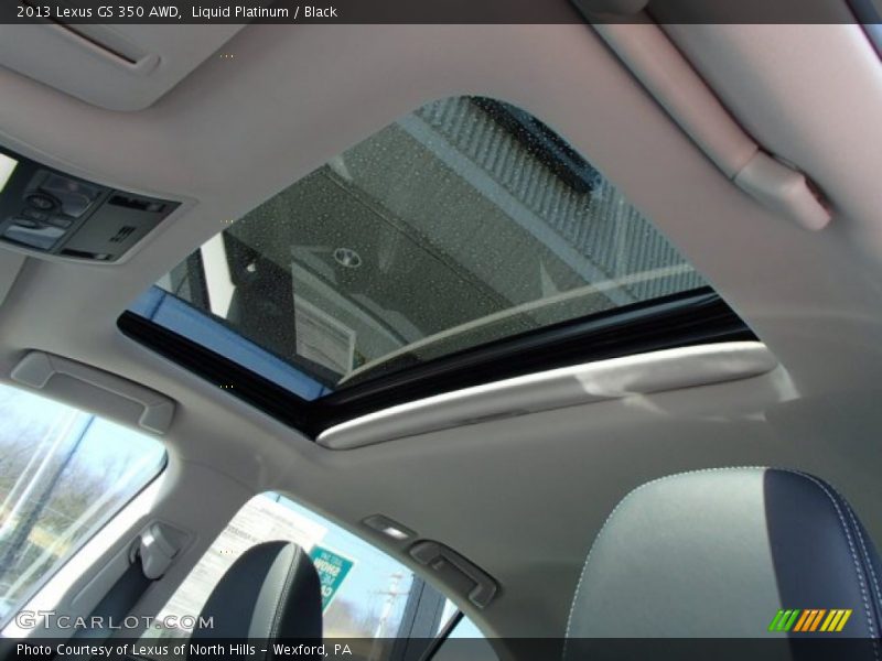 Liquid Platinum / Black 2013 Lexus GS 350 AWD