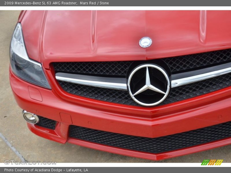 Mars Red / Stone 2009 Mercedes-Benz SL 63 AMG Roadster