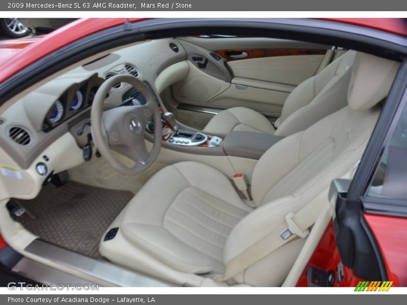  2009 SL 63 AMG Roadster Stone Interior