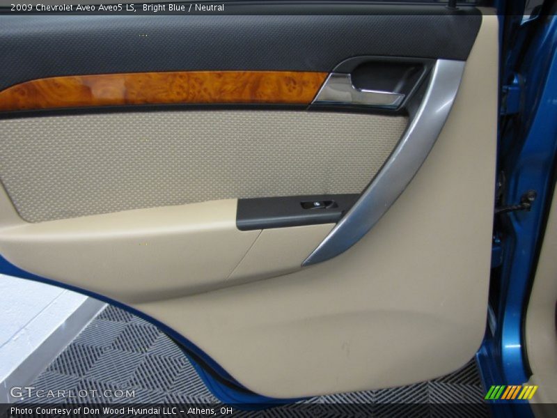 Bright Blue / Neutral 2009 Chevrolet Aveo Aveo5 LS