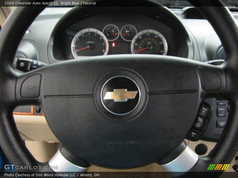 Bright Blue / Neutral 2009 Chevrolet Aveo Aveo5 LS