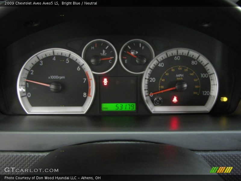 Bright Blue / Neutral 2009 Chevrolet Aveo Aveo5 LS