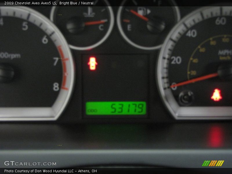 Bright Blue / Neutral 2009 Chevrolet Aveo Aveo5 LS