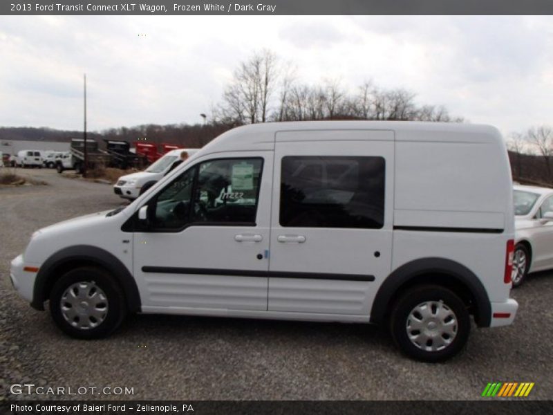 Frozen White / Dark Gray 2013 Ford Transit Connect XLT Wagon