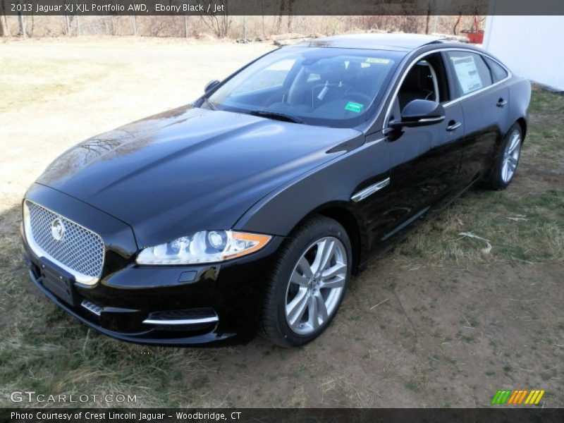 Ebony Black / Jet 2013 Jaguar XJ XJL Portfolio AWD