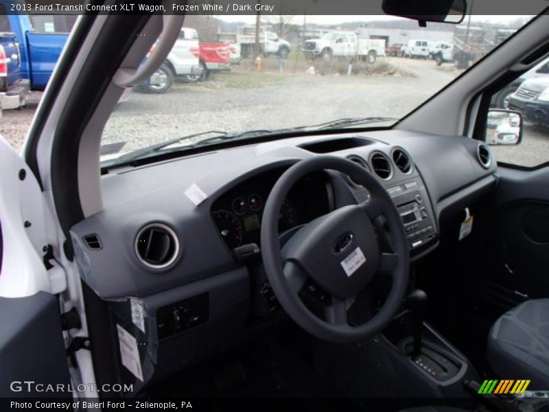 Frozen White / Dark Gray 2013 Ford Transit Connect XLT Wagon