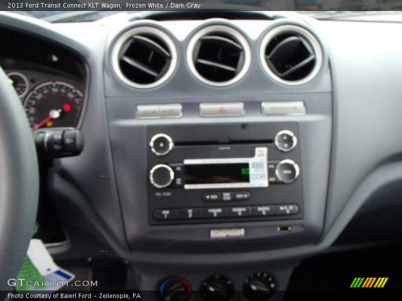 Frozen White / Dark Gray 2013 Ford Transit Connect XLT Wagon