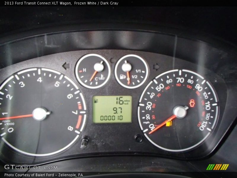 Frozen White / Dark Gray 2013 Ford Transit Connect XLT Wagon