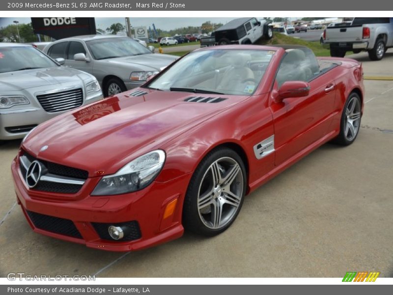 Front 3/4 View of 2009 SL 63 AMG Roadster