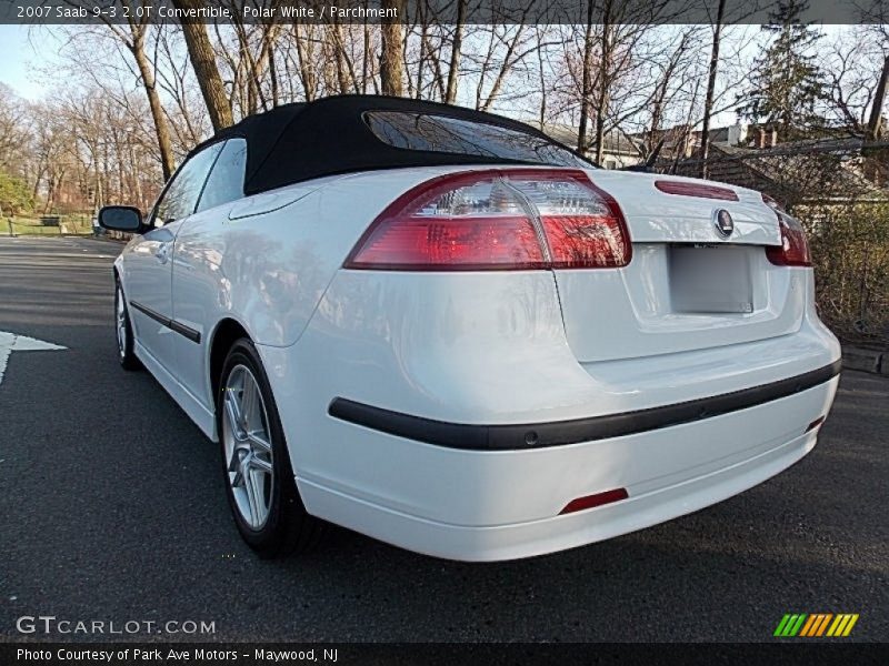 Polar White / Parchment 2007 Saab 9-3 2.0T Convertible