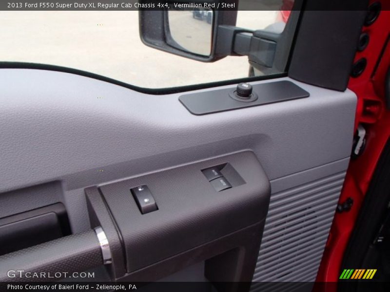 Vermillion Red / Steel 2013 Ford F550 Super Duty XL Regular Cab Chassis 4x4