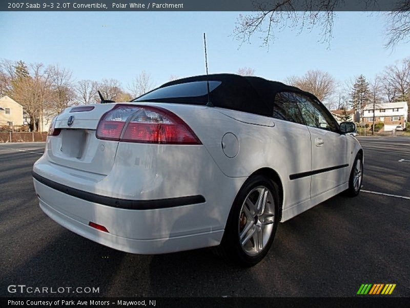 Polar White / Parchment 2007 Saab 9-3 2.0T Convertible