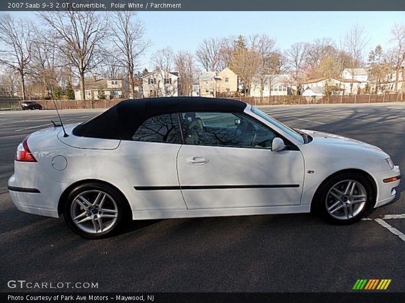 Polar White / Parchment 2007 Saab 9-3 2.0T Convertible