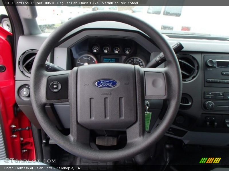  2013 F550 Super Duty XL Regular Cab Chassis 4x4 Steering Wheel