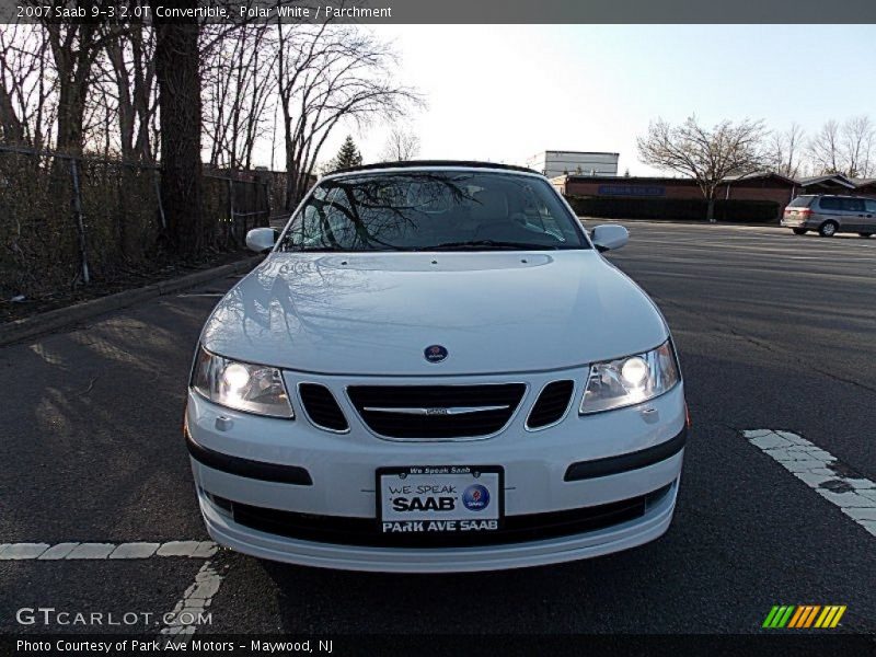 Polar White / Parchment 2007 Saab 9-3 2.0T Convertible