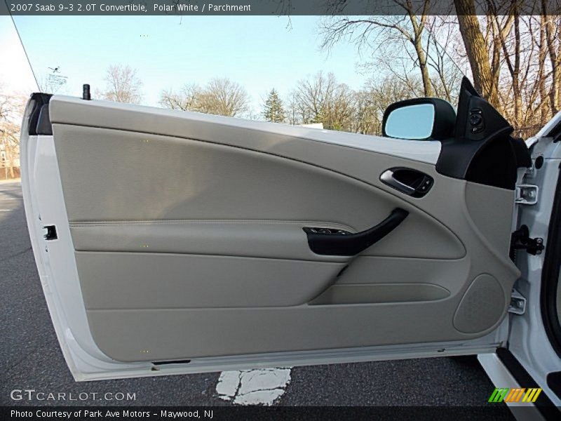 Polar White / Parchment 2007 Saab 9-3 2.0T Convertible