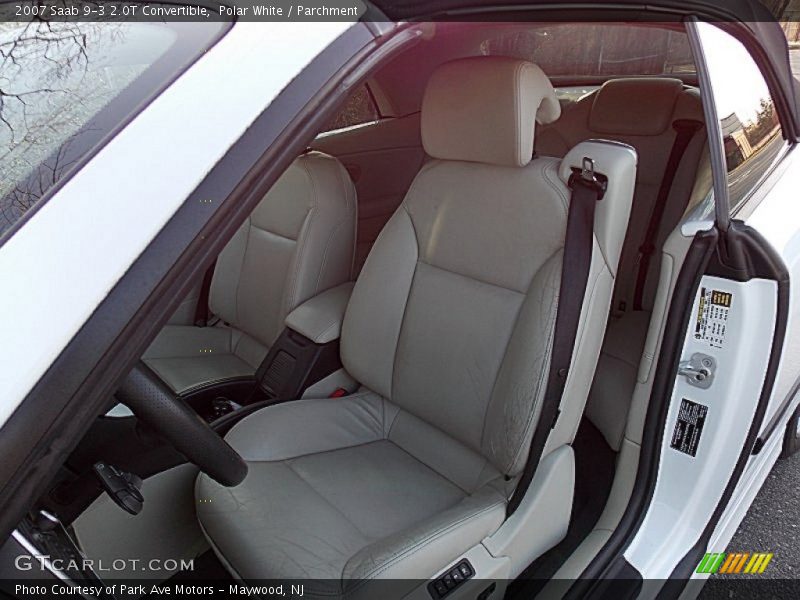 Polar White / Parchment 2007 Saab 9-3 2.0T Convertible
