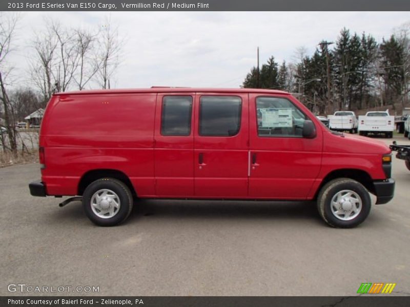 Vermillion Red / Medium Flint 2013 Ford E Series Van E150 Cargo