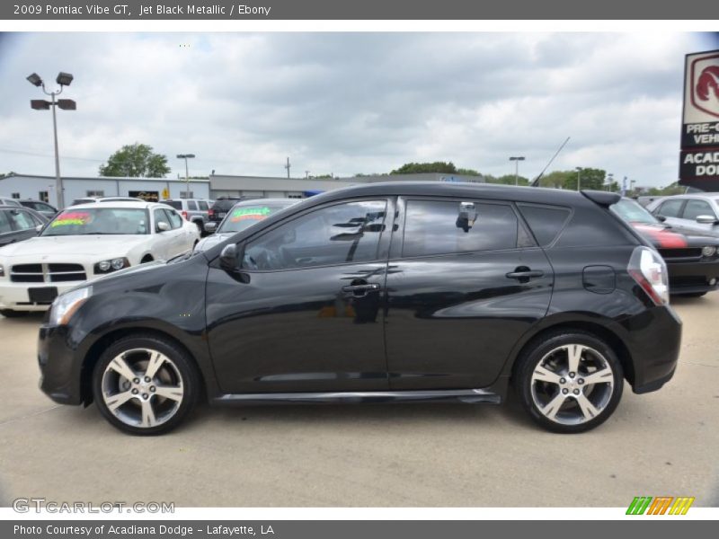 Jet Black Metallic / Ebony 2009 Pontiac Vibe GT