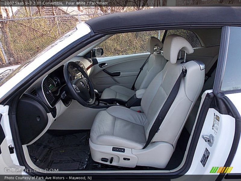 Polar White / Parchment 2007 Saab 9-3 2.0T Convertible