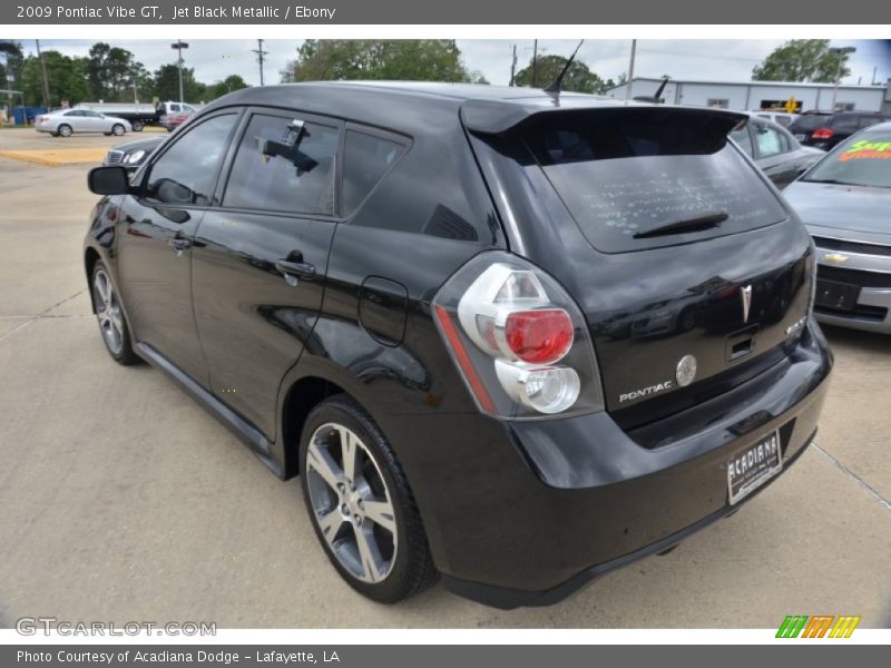 Jet Black Metallic / Ebony 2009 Pontiac Vibe GT