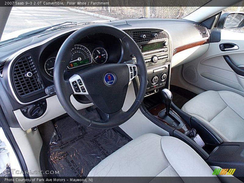 Polar White / Parchment 2007 Saab 9-3 2.0T Convertible