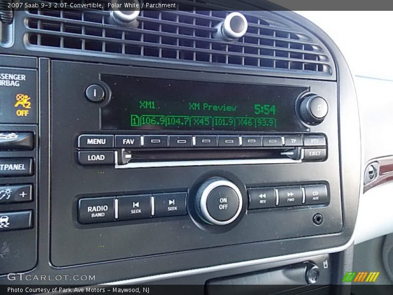 Polar White / Parchment 2007 Saab 9-3 2.0T Convertible
