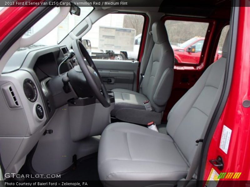 Vermillion Red / Medium Flint 2013 Ford E Series Van E150 Cargo