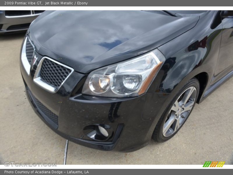 Jet Black Metallic / Ebony 2009 Pontiac Vibe GT