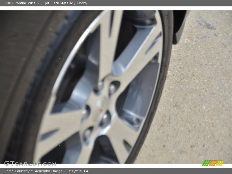 Jet Black Metallic / Ebony 2009 Pontiac Vibe GT