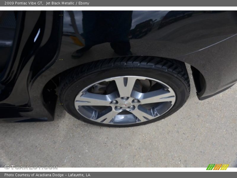 Jet Black Metallic / Ebony 2009 Pontiac Vibe GT