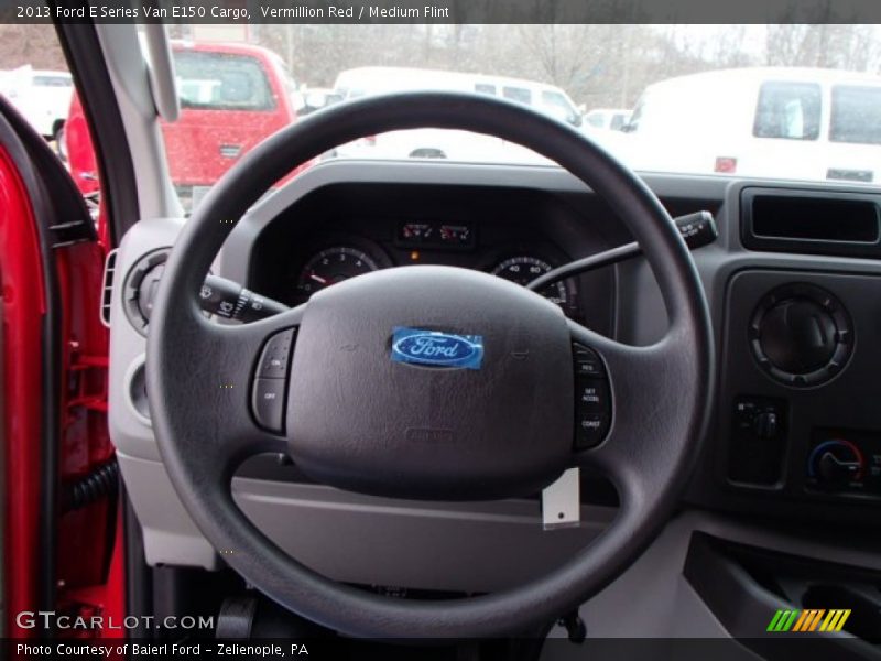 Vermillion Red / Medium Flint 2013 Ford E Series Van E150 Cargo