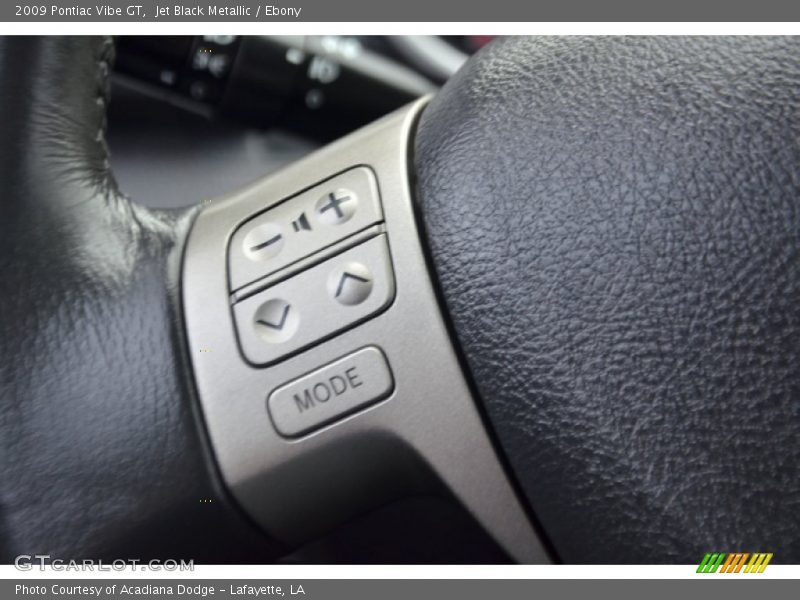 Jet Black Metallic / Ebony 2009 Pontiac Vibe GT
