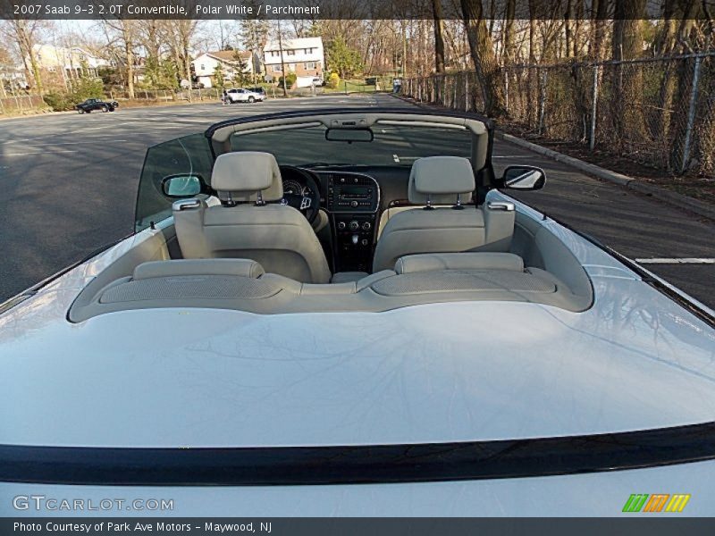 Polar White / Parchment 2007 Saab 9-3 2.0T Convertible