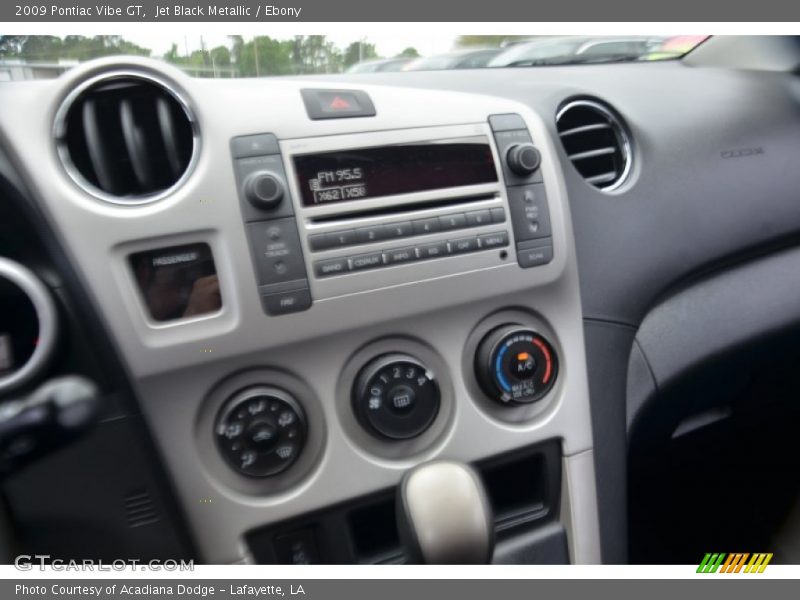 Jet Black Metallic / Ebony 2009 Pontiac Vibe GT