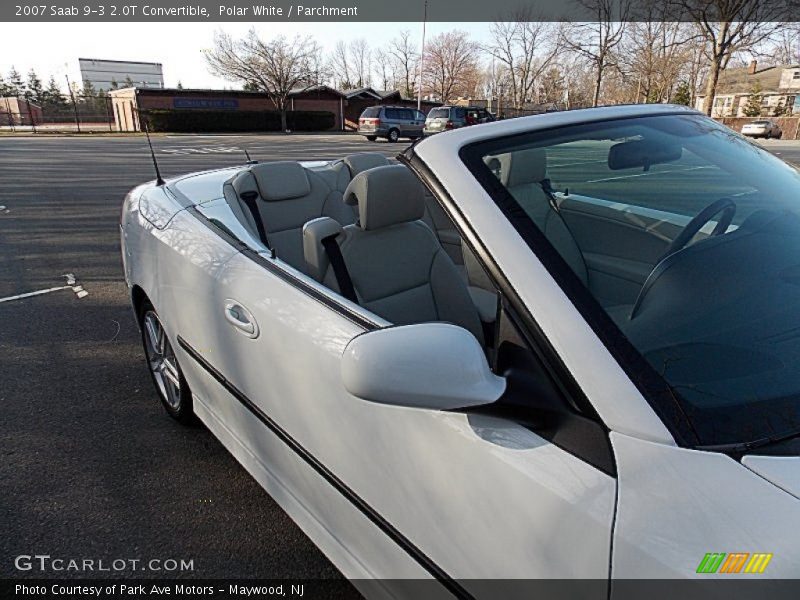Polar White / Parchment 2007 Saab 9-3 2.0T Convertible