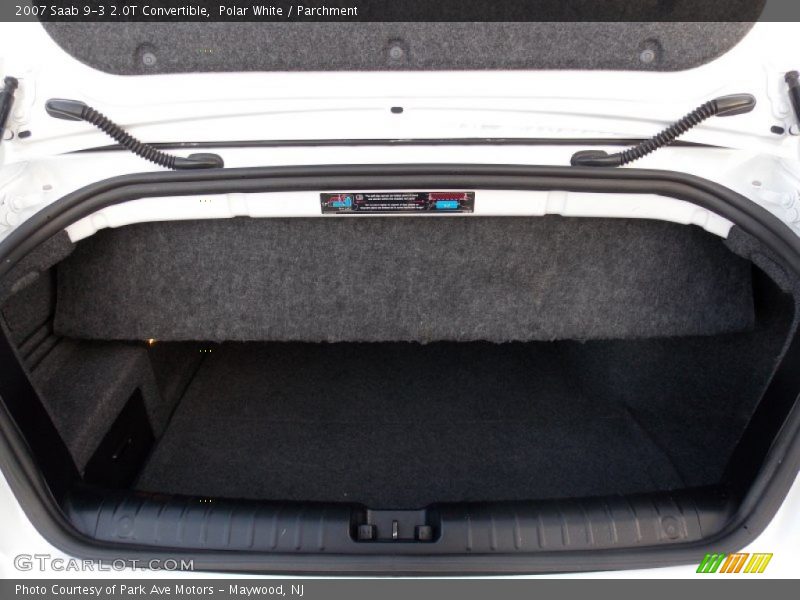 Polar White / Parchment 2007 Saab 9-3 2.0T Convertible
