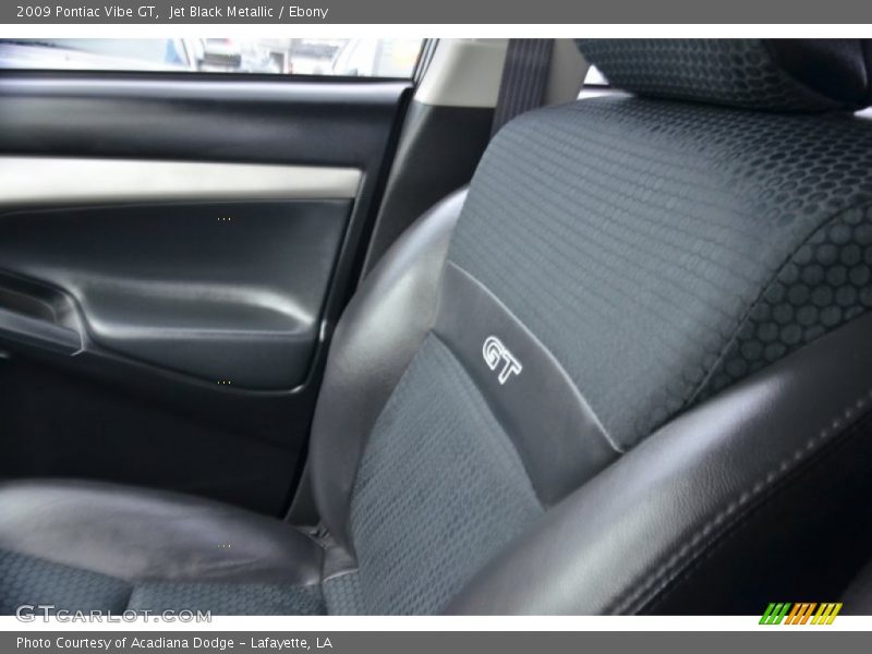 Jet Black Metallic / Ebony 2009 Pontiac Vibe GT