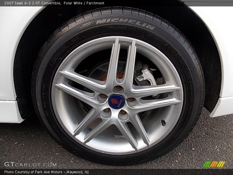 Polar White / Parchment 2007 Saab 9-3 2.0T Convertible